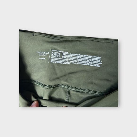 Victoria’s Secret Green High-Waisted total knockout pocket tight large - Picture 2 of 10